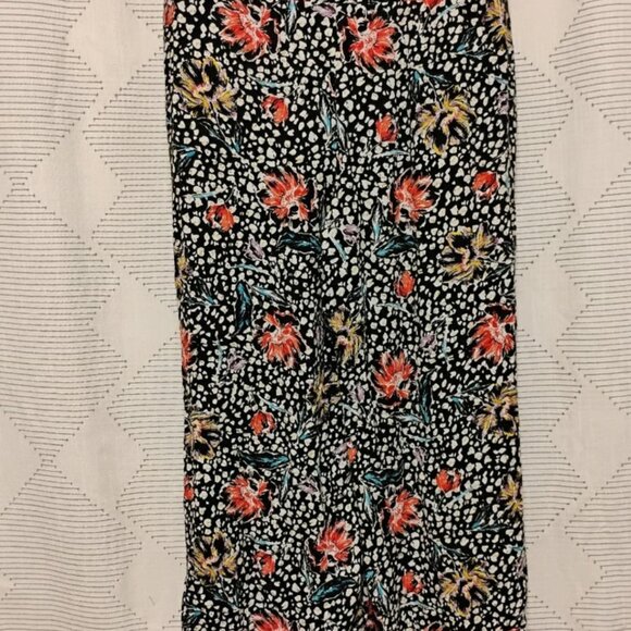 Cynthia Rowley Floral Capri Black Pants Pockets Sleep Bottoms Women's Size XL - Picture 5 of 8